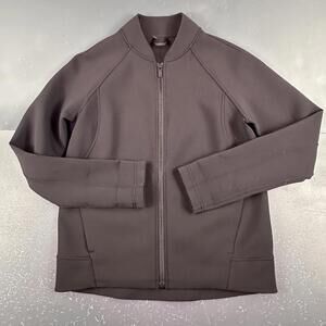 Lululemon Jacket Womens 6 Black Embrace the Space Track Smooth Jog Train Run EUC